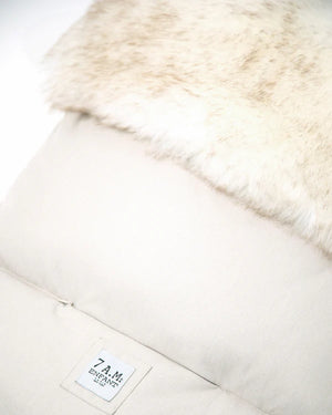 7AM | TundraPod | Beige with White Fur