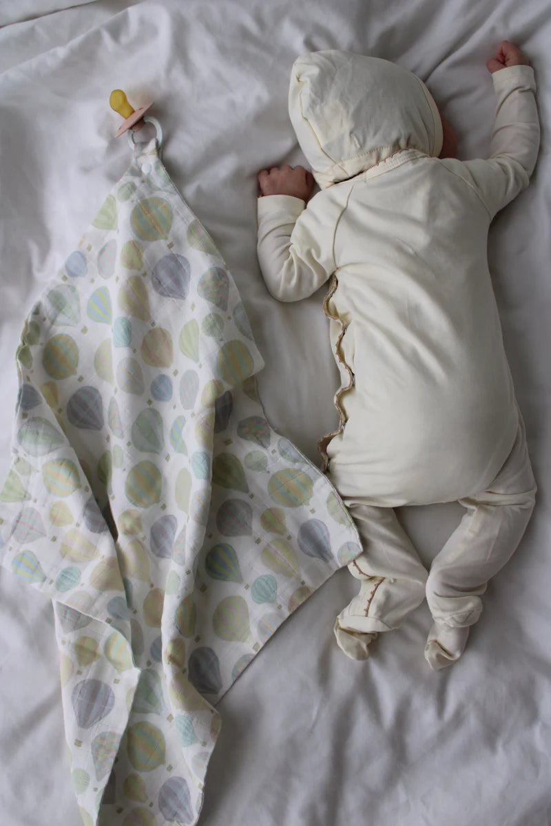 Baby Lovey Blanket | Pastel Air Balloon | Little Threads