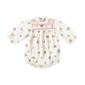 Baby Girl Romper | Adelaide | Winter Rose | Bebe Organic | AW26