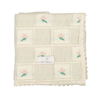 Baby Girl Blanket | Patchwork | Blossom | Bebe Organic
