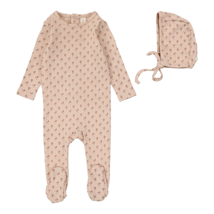 Baby Girl Layette Set | Ballard Print | Dusty Pink | Lil Legs | Aw25