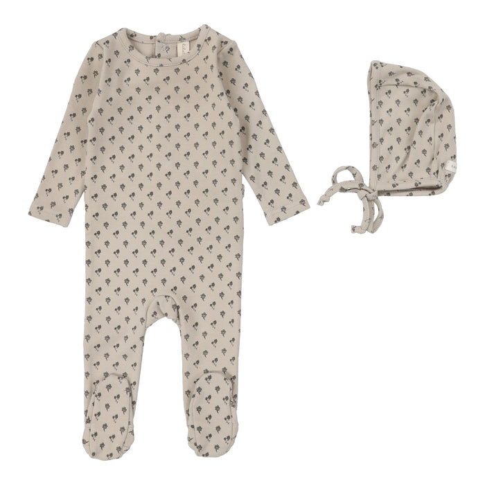 Baby Boy Footie Set | Ballard Print | Oat | Lil Legs | Aw25
