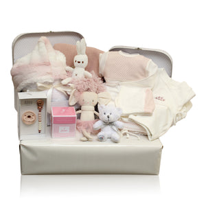 Pink & White Baby Girl Gift Set