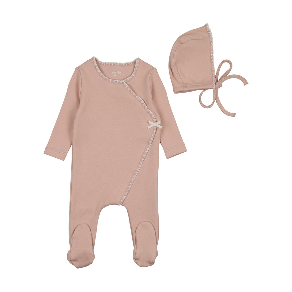 Baby Girl Layette Set | Beau Bow | Rose Dust | Bee and Dee | AW25