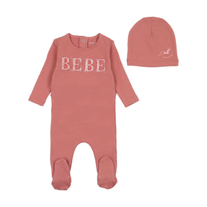 Baby Girl Footie + Hat | Bebe Ditsy Print | Petal | Bee and Dee | SS25