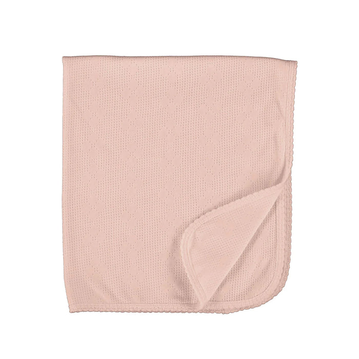 Baby Girl Blanket | Blooms | Dusty Rose | Bebe Organic
