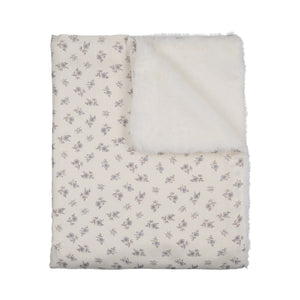 Baby Boy Blanket | Blossom Lux Fur | Powder | Peluche