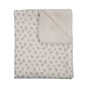 Baby Girl Blanket | Blossom Lux Fur | Rose | Peluche