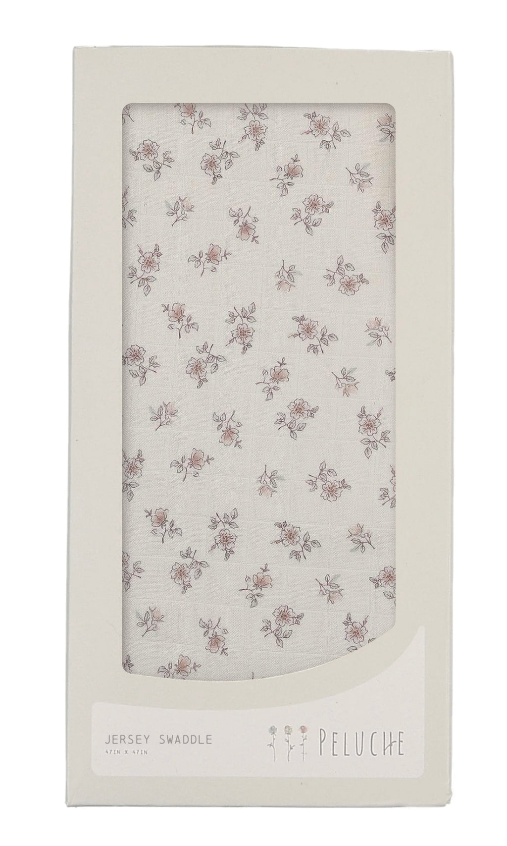 Baby Girl Swaddle | Blossom | Rose | Peluche | AW26
