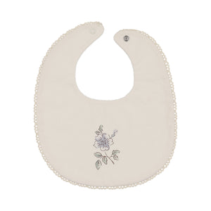 Baby Bib |  Blossom Round | 2 Colors | Peluche | AW26