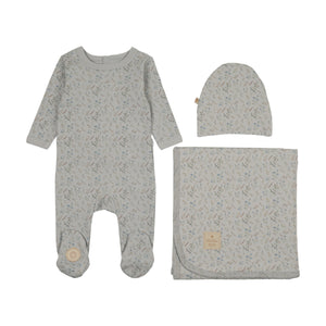 Baby Boy Layette Set | Botanical | Hint of Blue | Mon Tresor | AW25