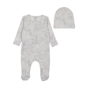 Baby Boy Layette Set | Botanical | Crisp Blue | Bee and Dee | SS26