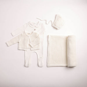 Baby Neutral Layette Set | Boutique Delicata | Linen | Bee Dee | AW26