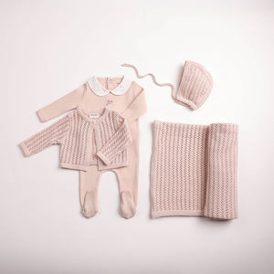 Baby Girl Layette Set | Boutique Delicata | Mauve | Bee Dee | AW26