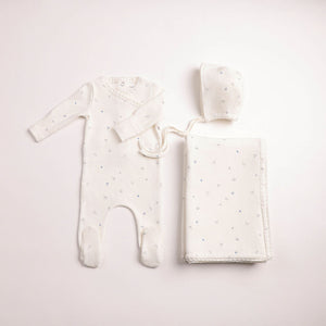 Baby Boy Layette Set | Boutique Delicata Floral | Linen/Chalk Boys | Bee and Dee | AW26