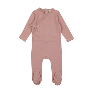Baby Girl Layette Set | Brushed Cotton | Wrapover | Rose |  Lil Legs | AW23