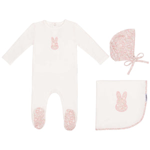 Baby Girl Layette Set | Liberty Bunny | White | Minilabel | SS26