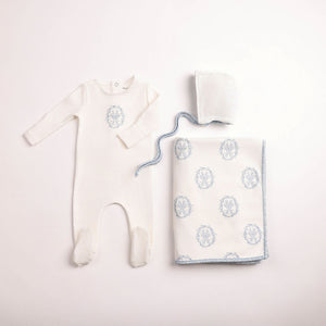 Baby Boy Layette Set | Butterfly Motif | Chalk White Boys | Bee and Dee | AW26