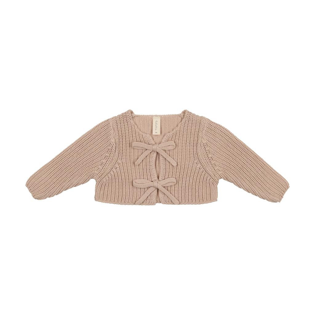 Baby Girl Sweater | Chunky Knit Shrug | Petal | Lil Legs | AW23
