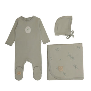 Baby Boy Layette Set |  Cottage Comfort | Silver Sage | Mon Tresor | AW26