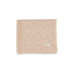 Baby Girl Blanket | Crochet | Faded Rose | Bebe Organic