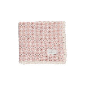 Baby Girl Blanket | Crochet Blanket | Pink Retro | Bebe Organic | AW26