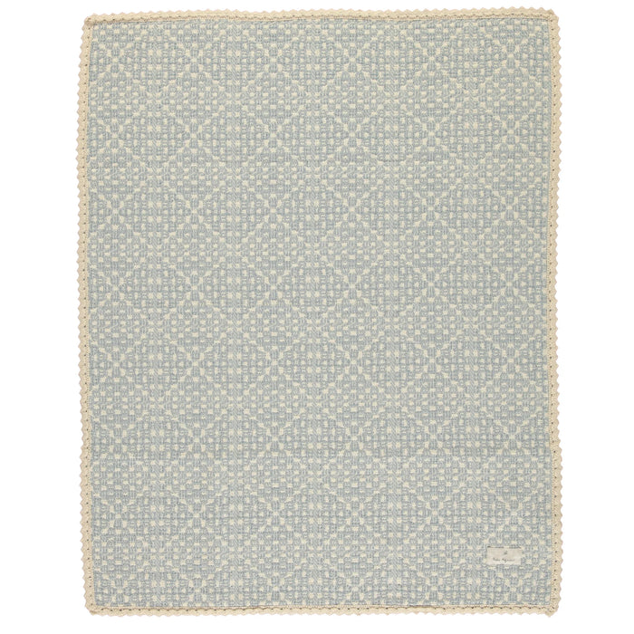 Baby Boy Blanket | Crochet | Sky Blue | Bebe Organic