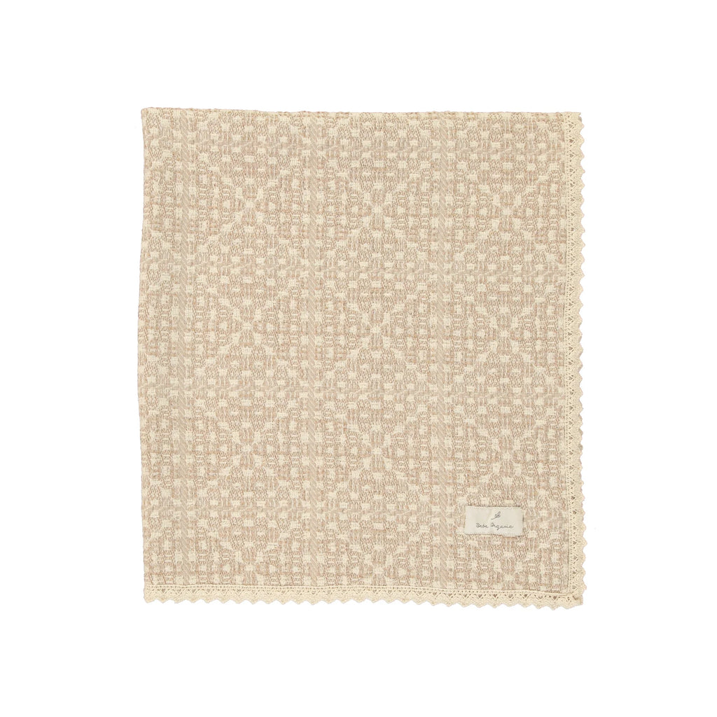Baby Boy Blanket | Crochet | Taupe | Bebe Organic