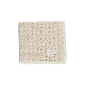Baby Boy Blanket | Crochet Blanket | Taupe Retro | Bebe Organic | AW26