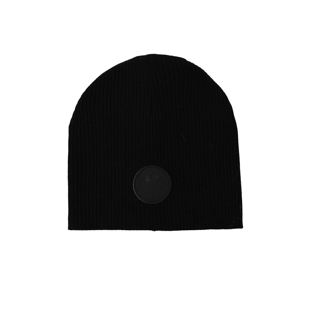 Baby Beanie | Knit | Black | Lalou Aw23