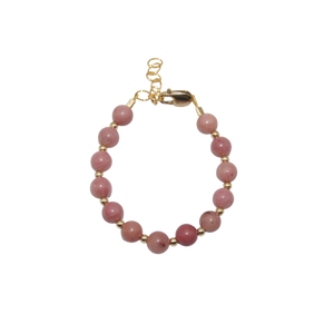 Baby Bracelet | Mauve & Gold | Lil Charms