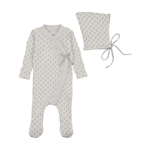 Baby Boy Footie + Hat | Double Print | Bee and Dee | AW25