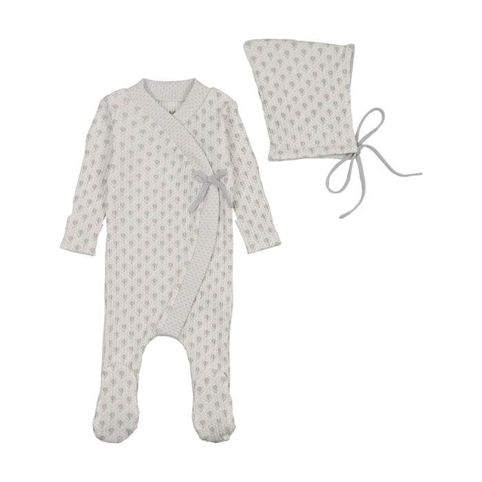 Baby Boy Footie + Hat | Double Print | Bee and Dee | AW25