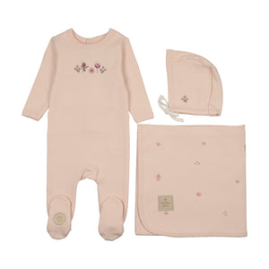 Baby Girl Layette Set | Embroidered Garden | Barely Pink | Mon Tresor | SS26