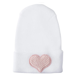 Baby Hospital Hat | Adora | Fuzzy Blush Heart