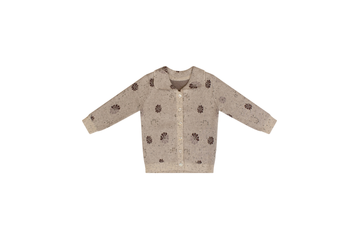 Baby Boy 2 Piece Outfit | Collar Knit Set | Oatmeal | Kipp | AW23