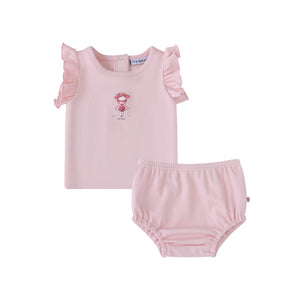 Baby Girl Two Piece Set | Doll | Pink | Minilabel | SS26