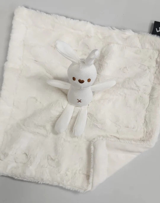 Baby Boy Lovey Blanket | Cozy Cream | Winx + Blinx