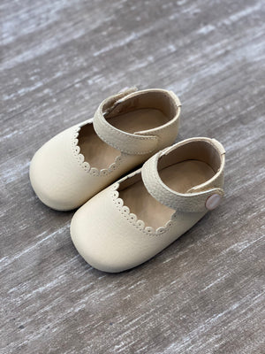 Baby Shoe | Mary Jane | Baby Cream | Elephantito