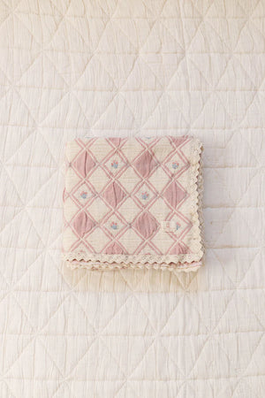 Baby Girl Blanket | Patchwork Blanket | Bouquet | New Grain | AW26