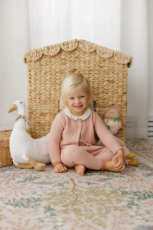 Baby Girl Outfit | Floral Star Knit Collection | Pink | Ely's & Co | AW26