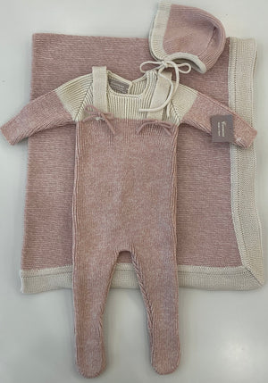 Baby Girl Layette Set | Pink With Cream | Carmina | AW26