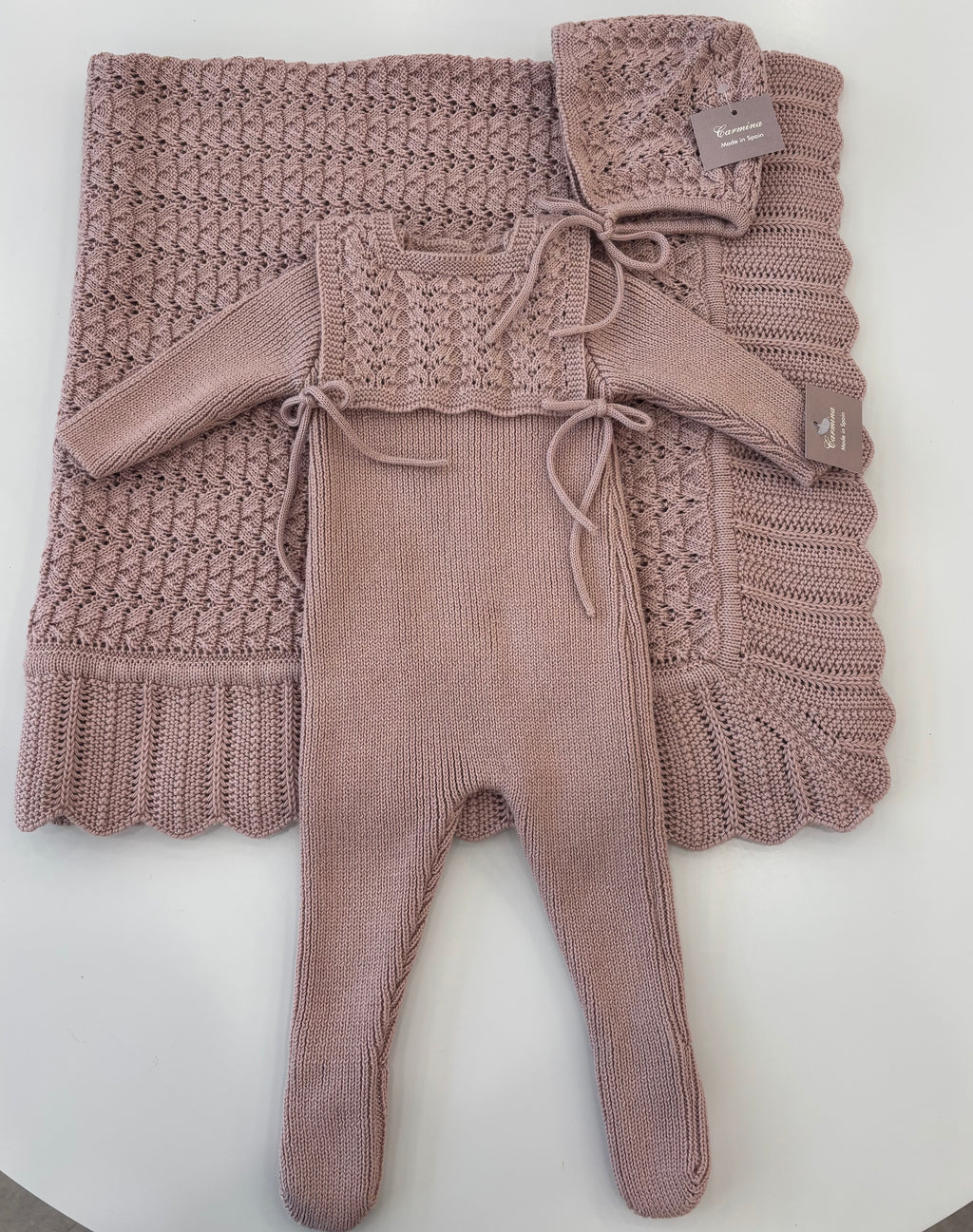 Baby Girl Layette Set | Rose | Carmina | AW26