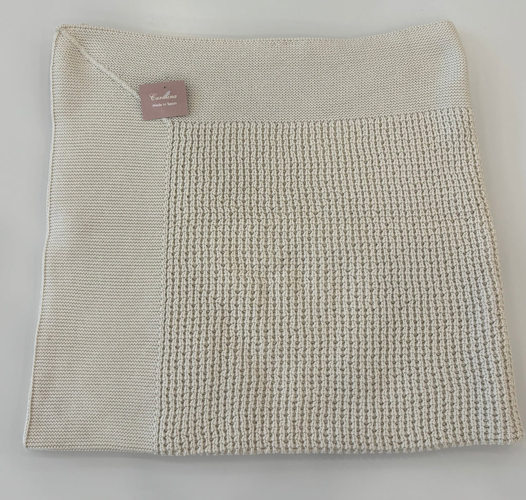 Baby Boy Blanket  | Butter | Carmina | AW26