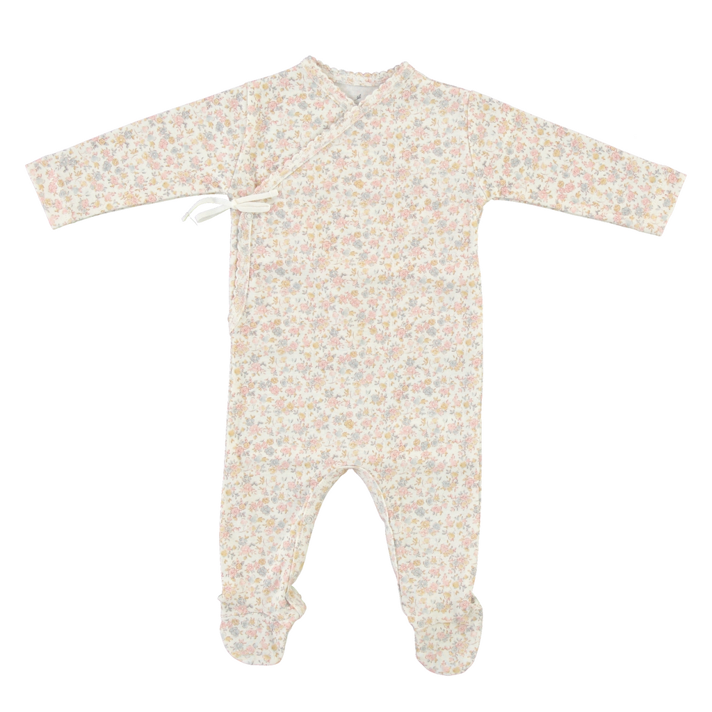 Baby Girl Layette Set | Iris Wrap | Blooms | Bebe Organic  | SS26