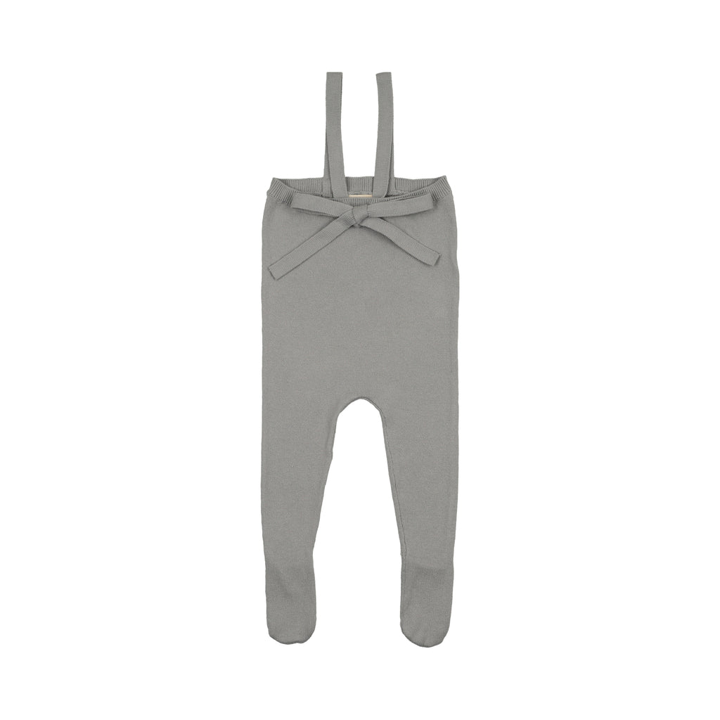 Baby Boy Knit Suspender Overalls | Knit Tied | Powder | Peluche | AW26
