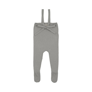 Baby Boy Knit Suspender Overalls | Knit Tied | Powder | Peluche | AW26