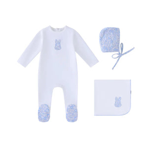 Baby Boy Layette Set | Liberty Bunny | White | Minilabel | SS26