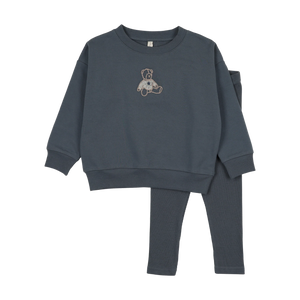 Baby Boy Toddler Set | Sweet Bear | Off Navy | Lil Legs | AW26