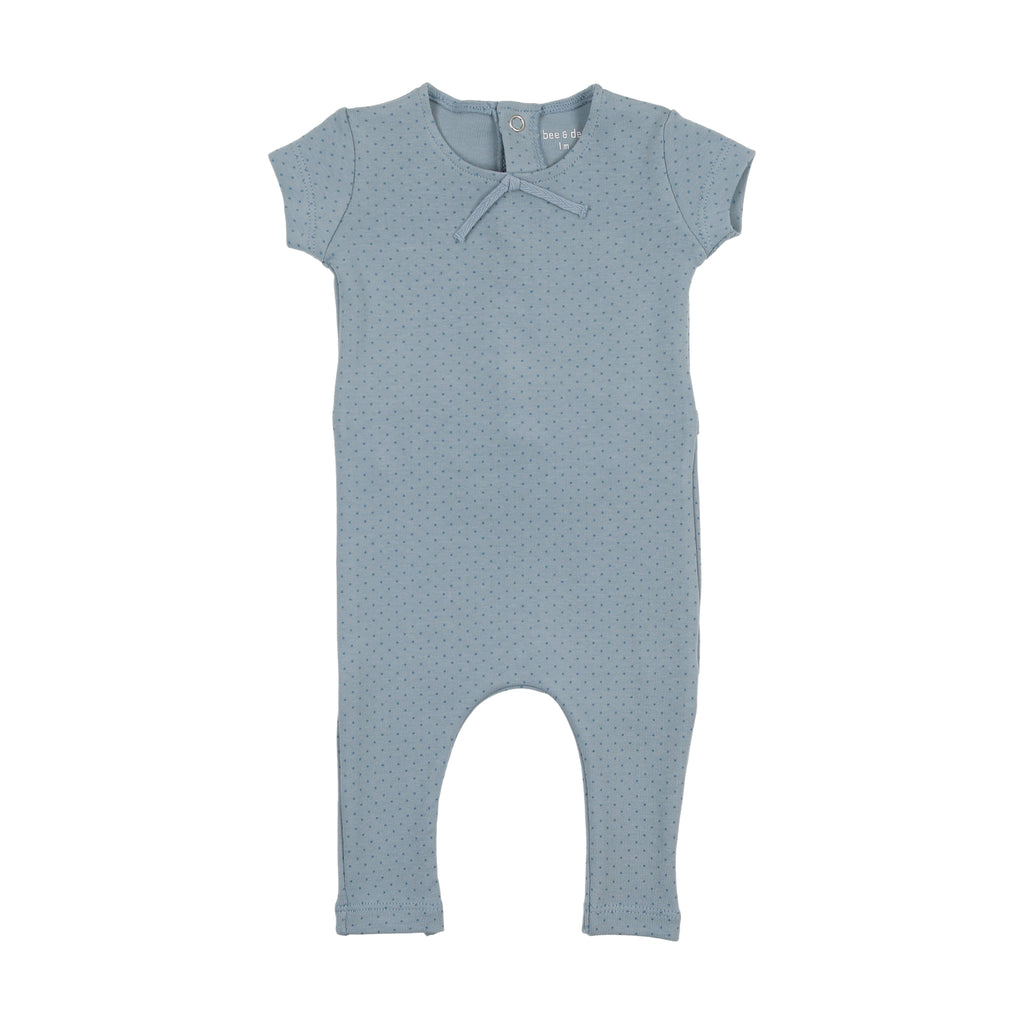 Baby Boy Romper | Little Dot | Ocean Blue | Bee and Dee | SS25